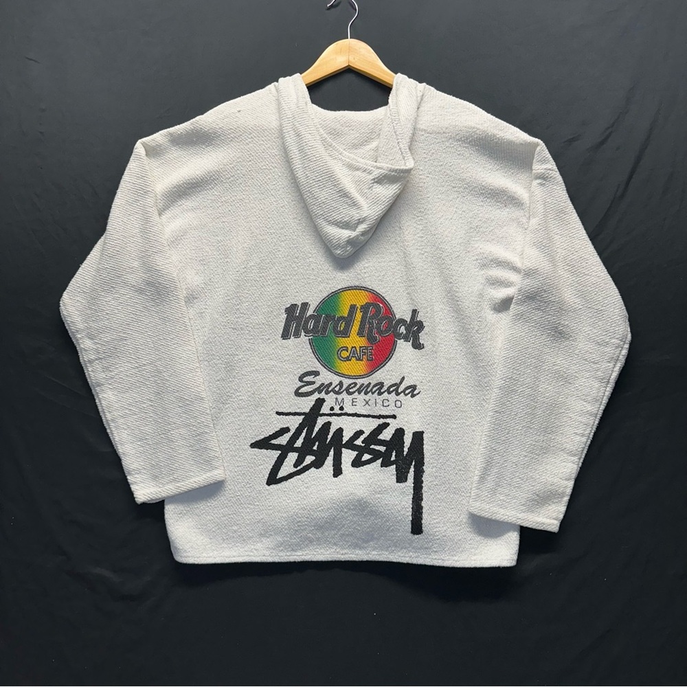 Custom Vintage Stussy Hard rock Café Hemp Hoodie